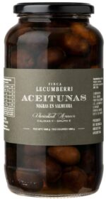 Aceitunas negras en salmuera  FINCA LECUMBERRI / 500g