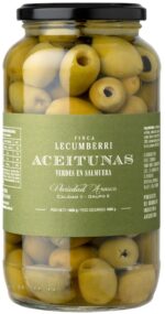 aceitunas verdes DESCAROZADAS /  FINCA LECUMBERRI / 500g