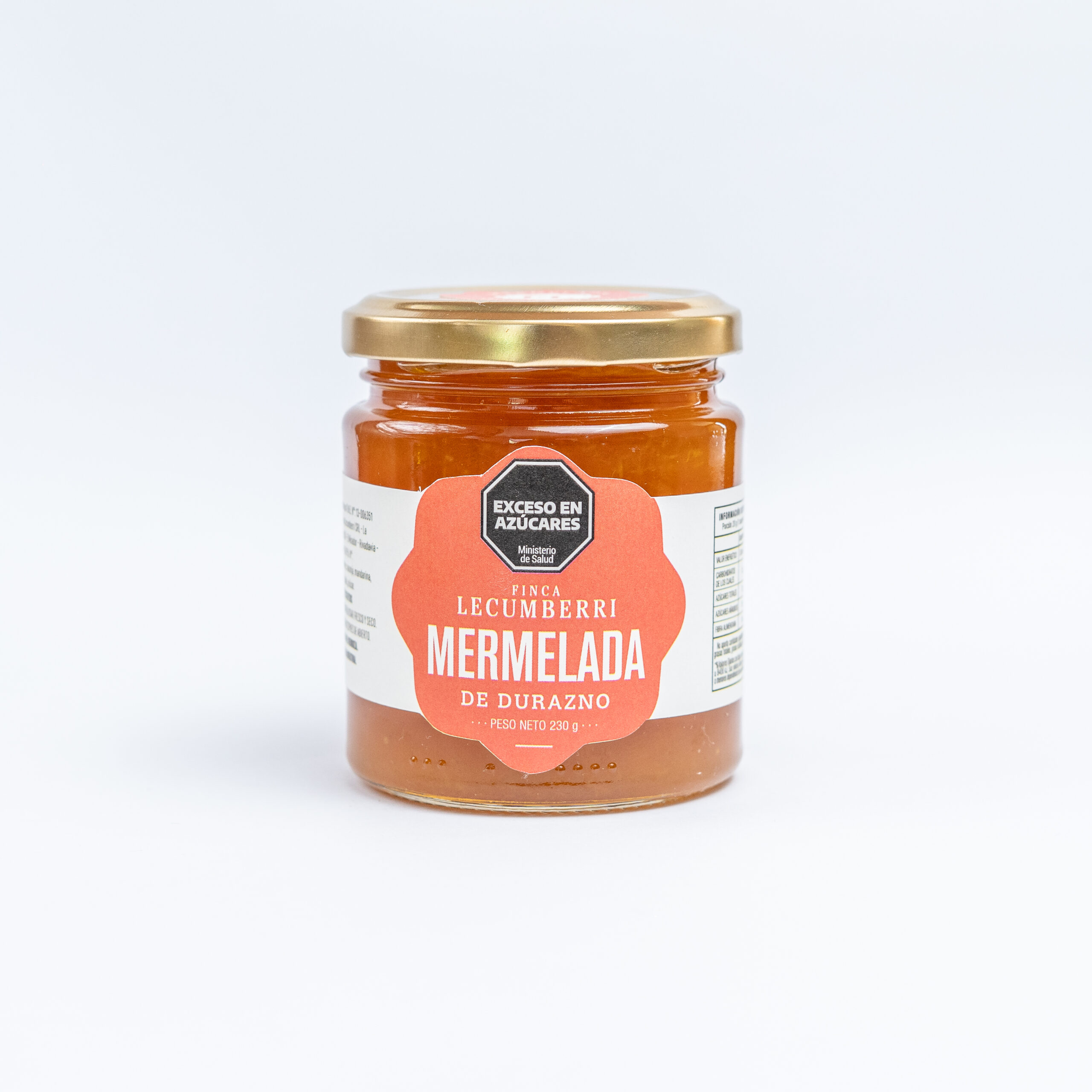 Mermelada de durazno / 220gr