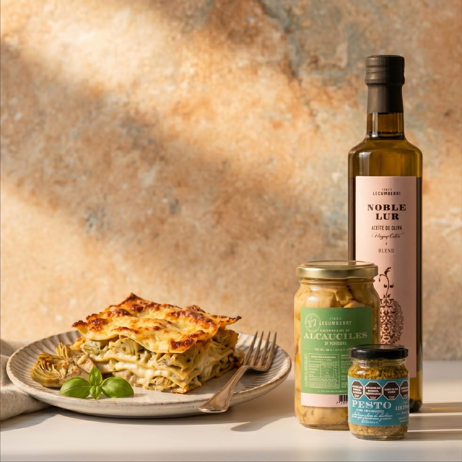 Canelones Mediterráneos de Ricota, Espinaca y Tomates al Malbec